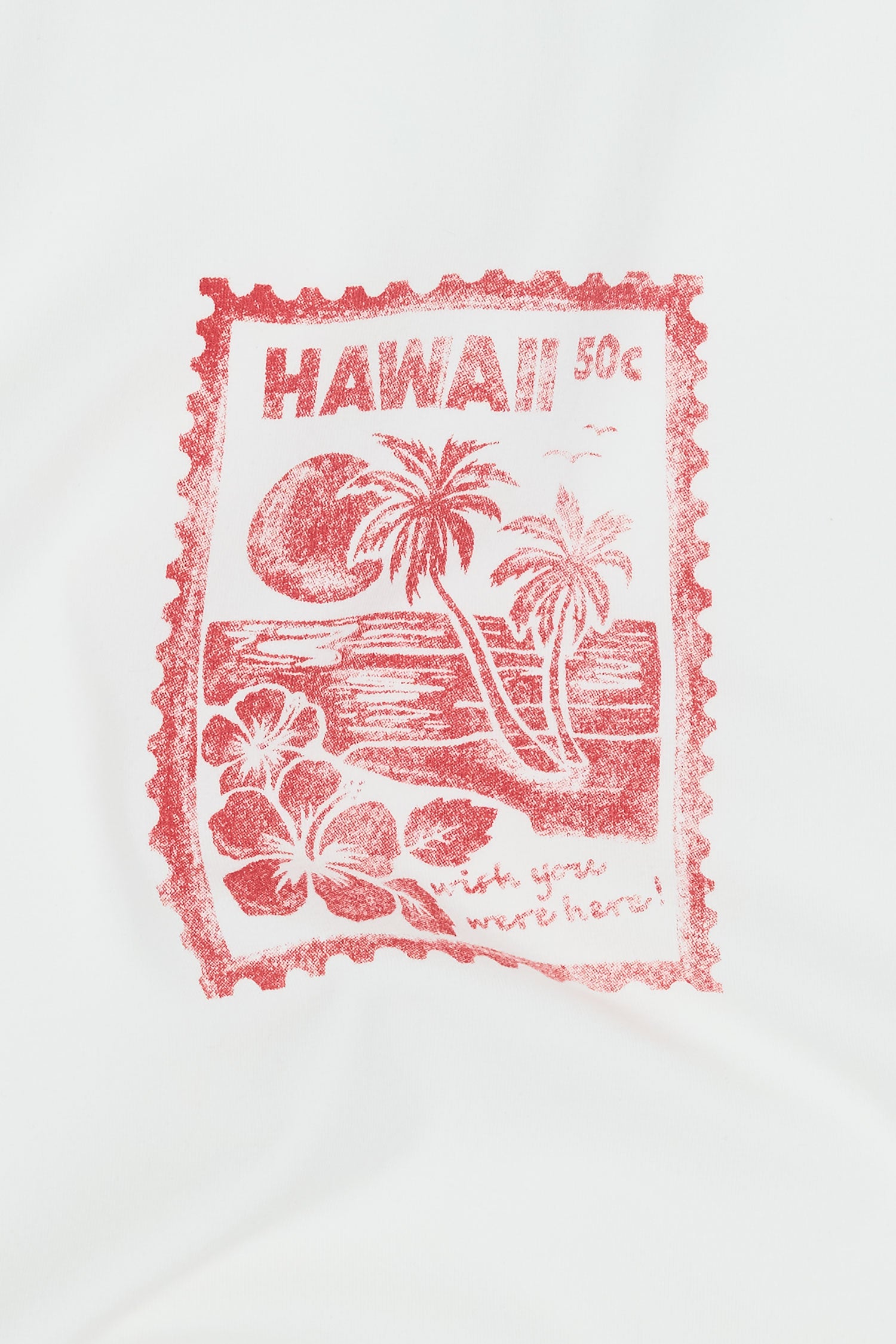 Hawaii Baby Tee White