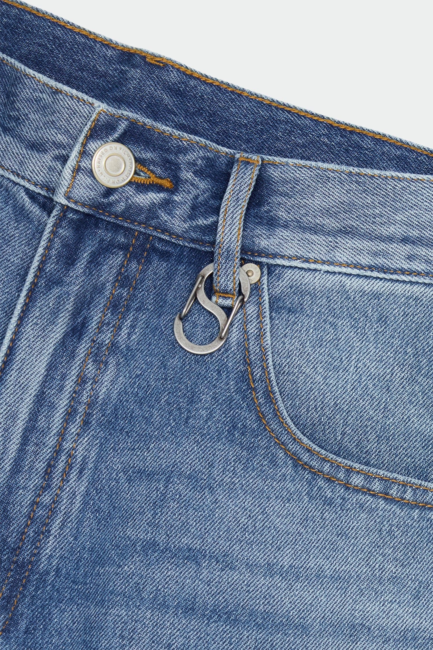 Wide Denim Medium Blue Wash