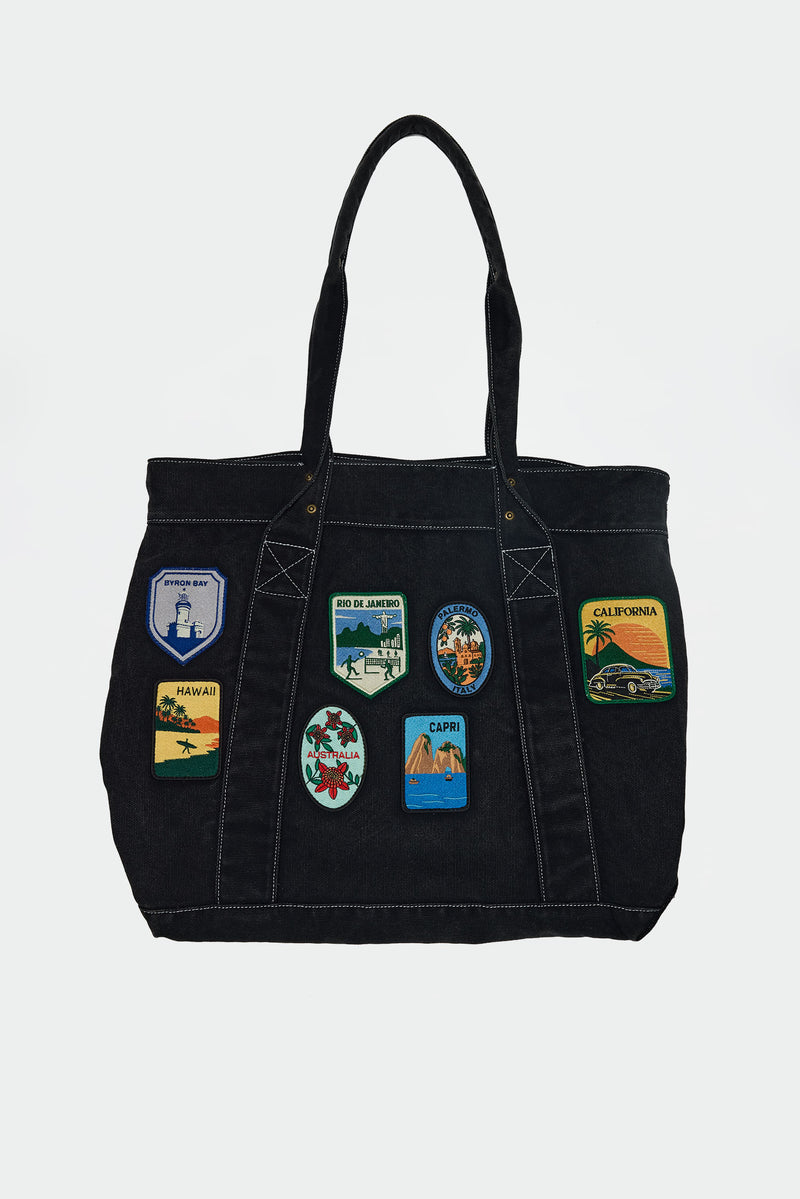 Traveller Tote - Faded Black