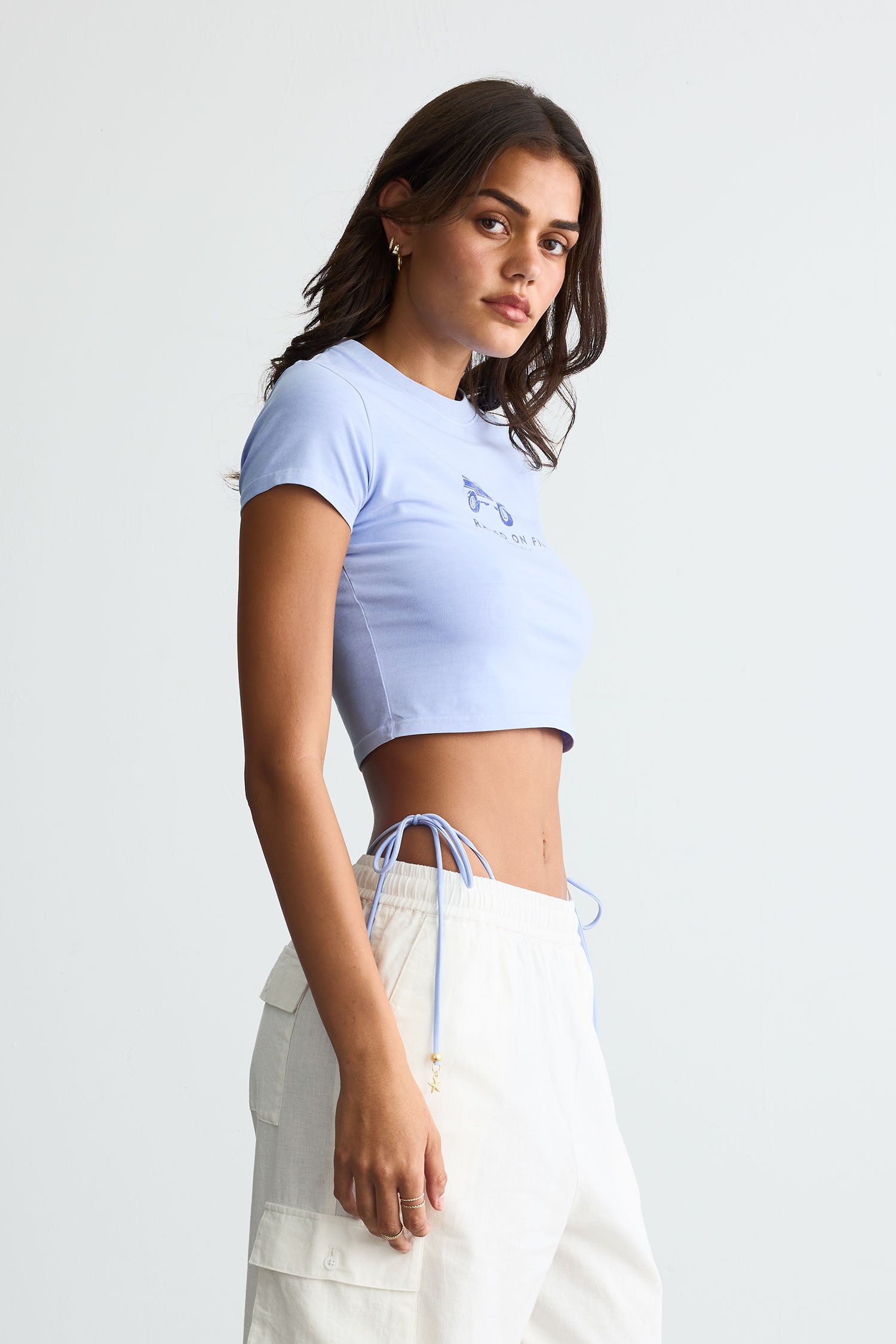 Bronco Baby Tee Baby Blue