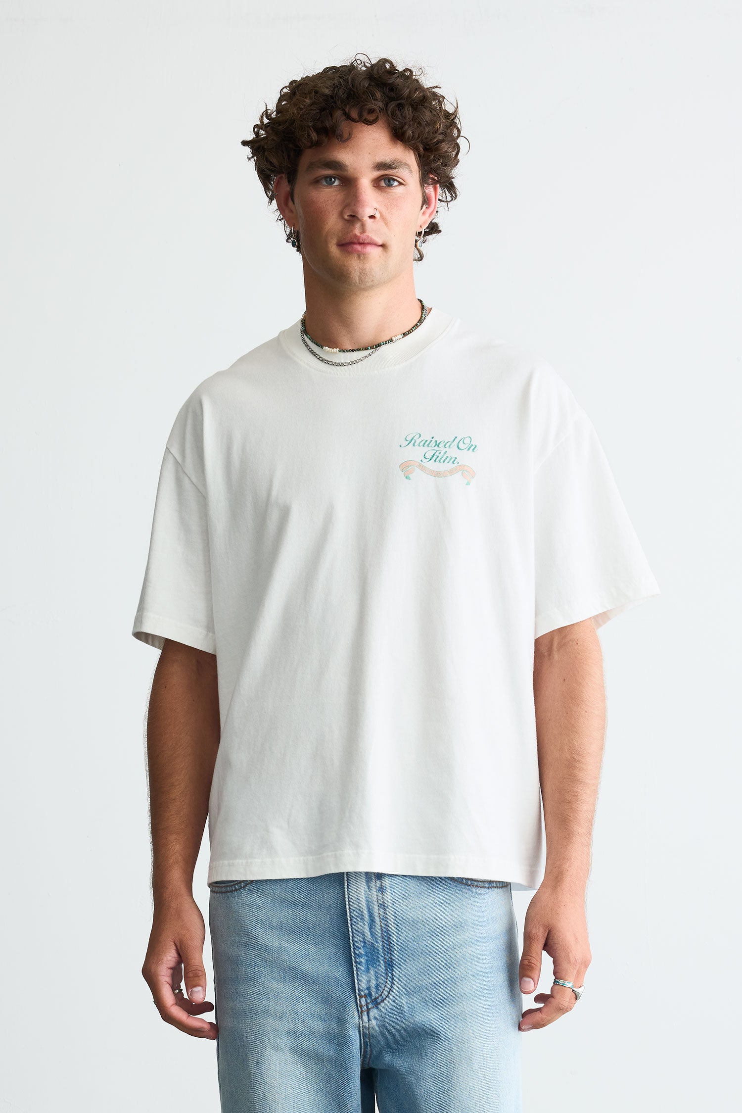Byron Summer Boxy Tee White