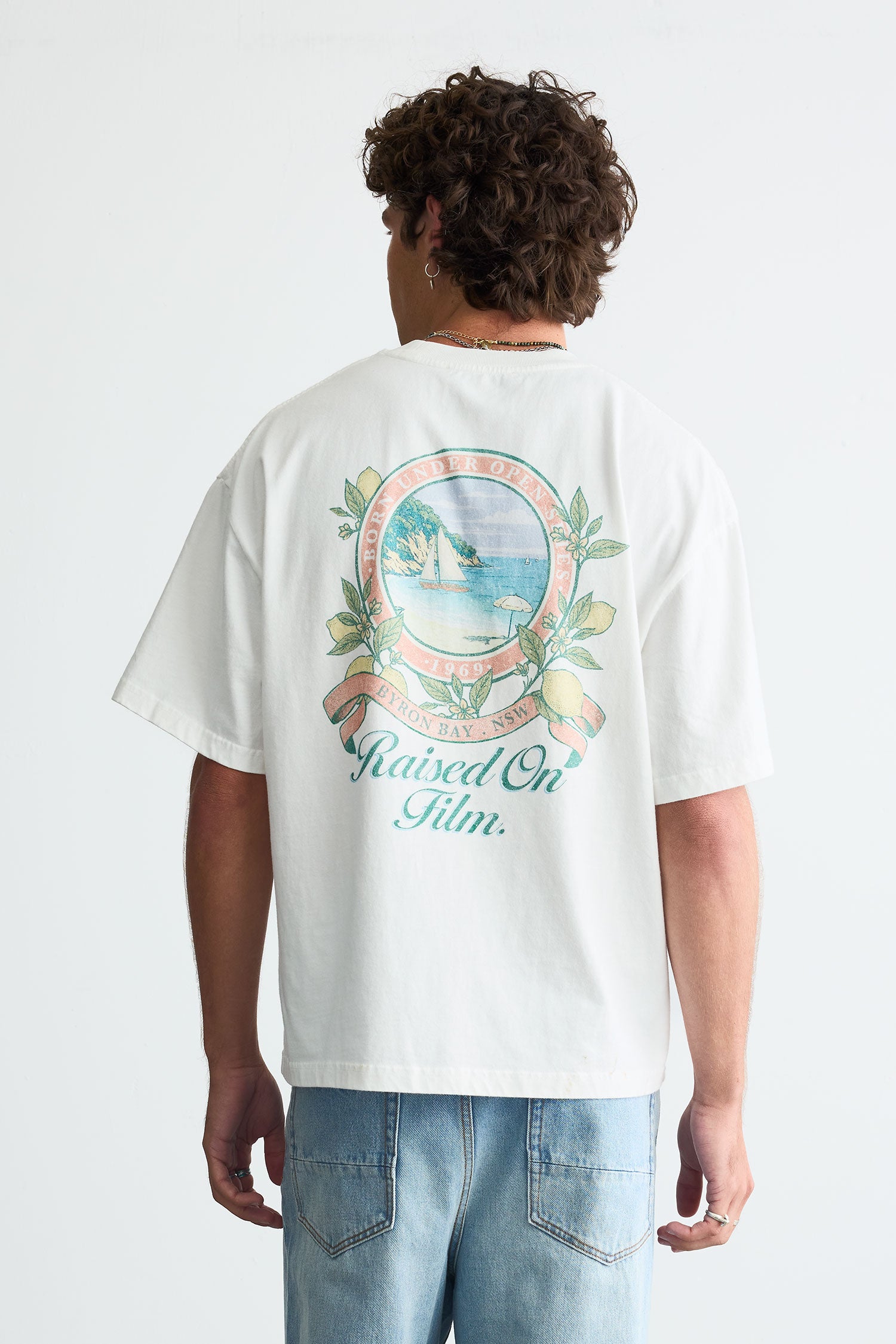 Byron Summer Boxy Tee White