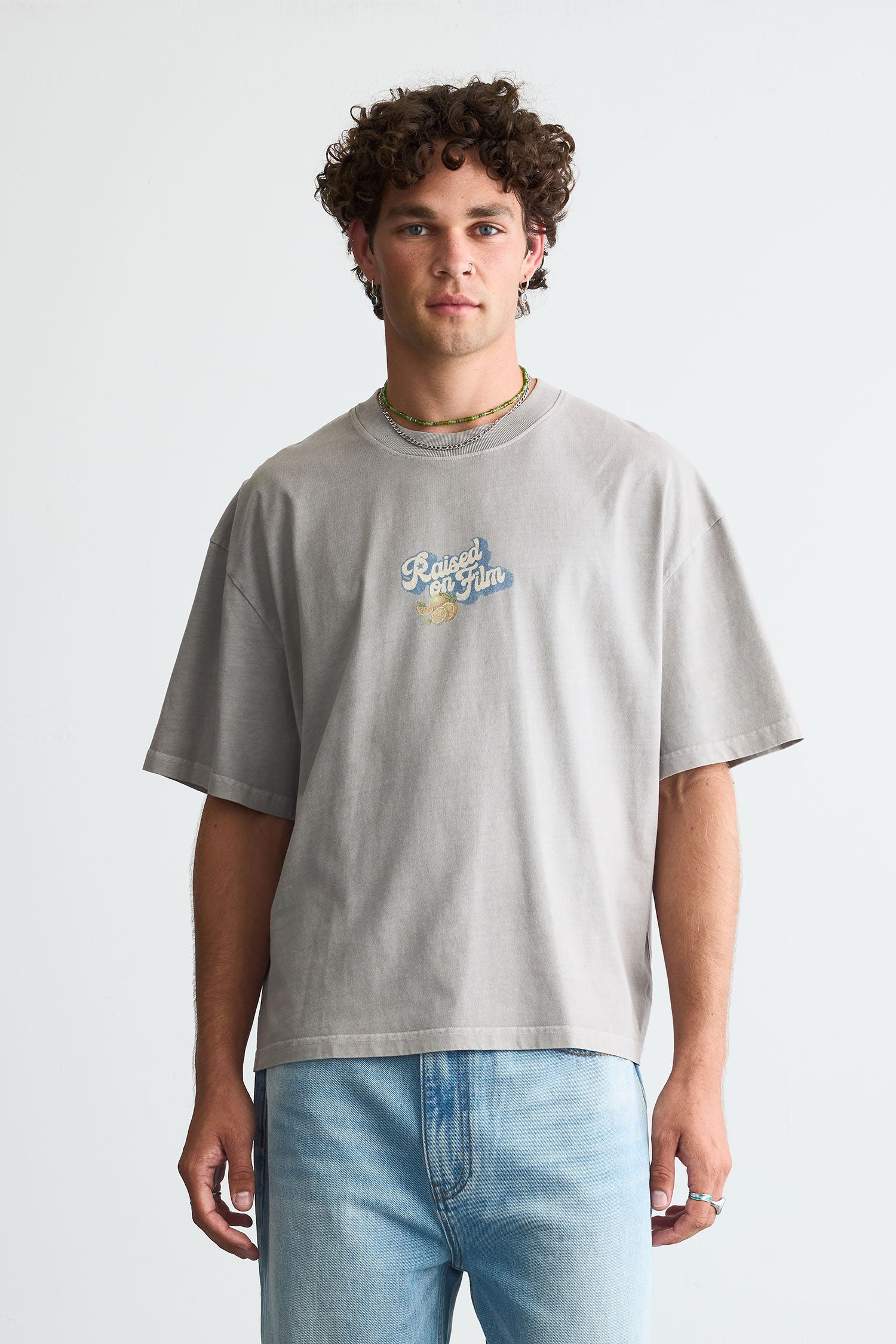 Fresh Produce Boxy Tee - Grey