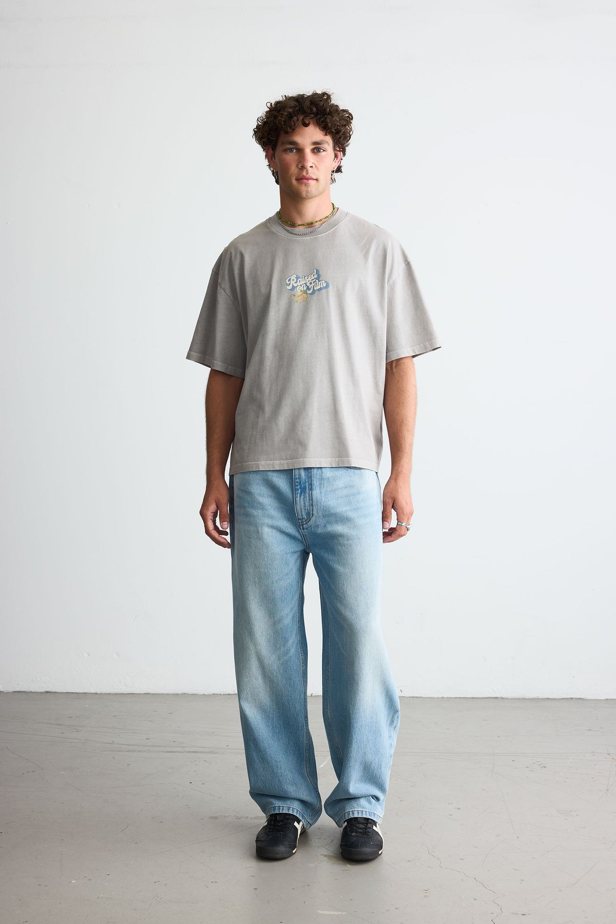 Straight Denim Light Blue Wash – Relaxed Taper | Raised on Film
