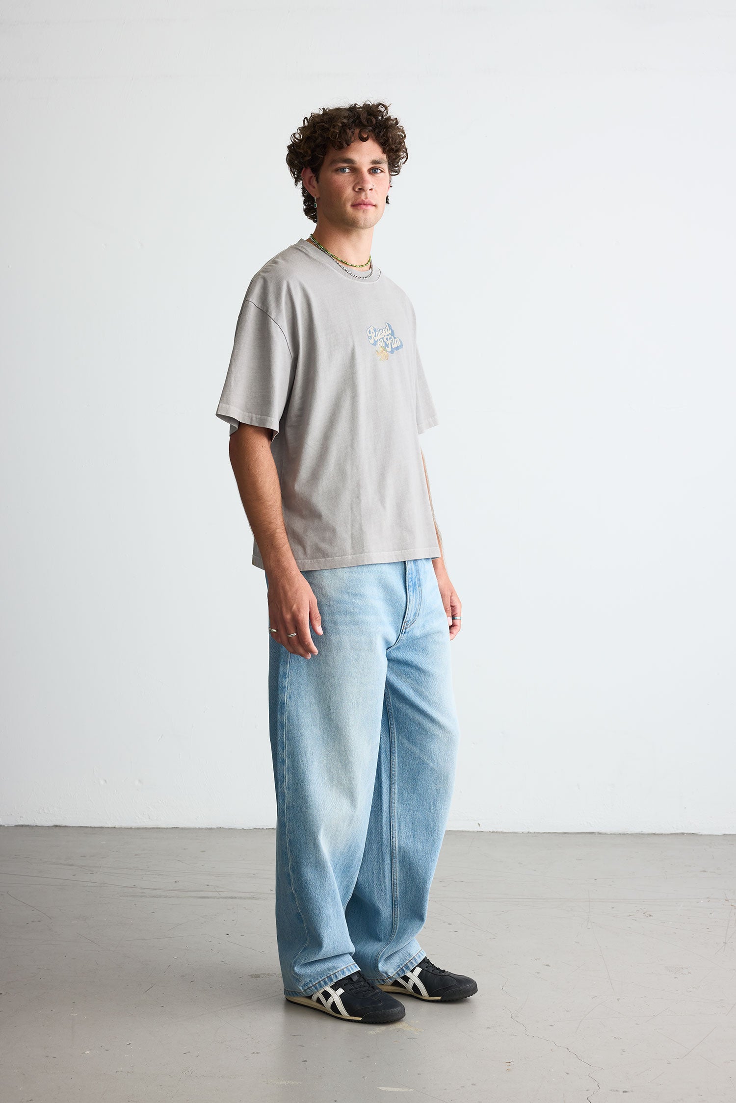 Straight Denim Light Blue Wash