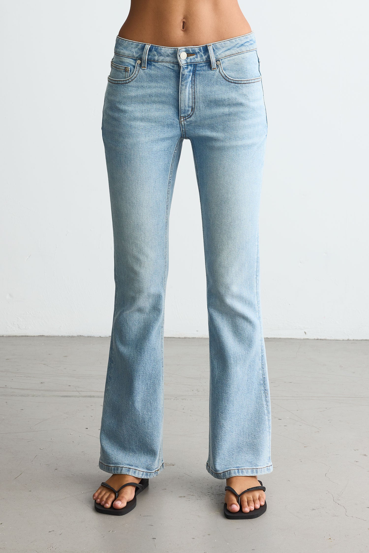 Bootcut Denim Light Blue Wash