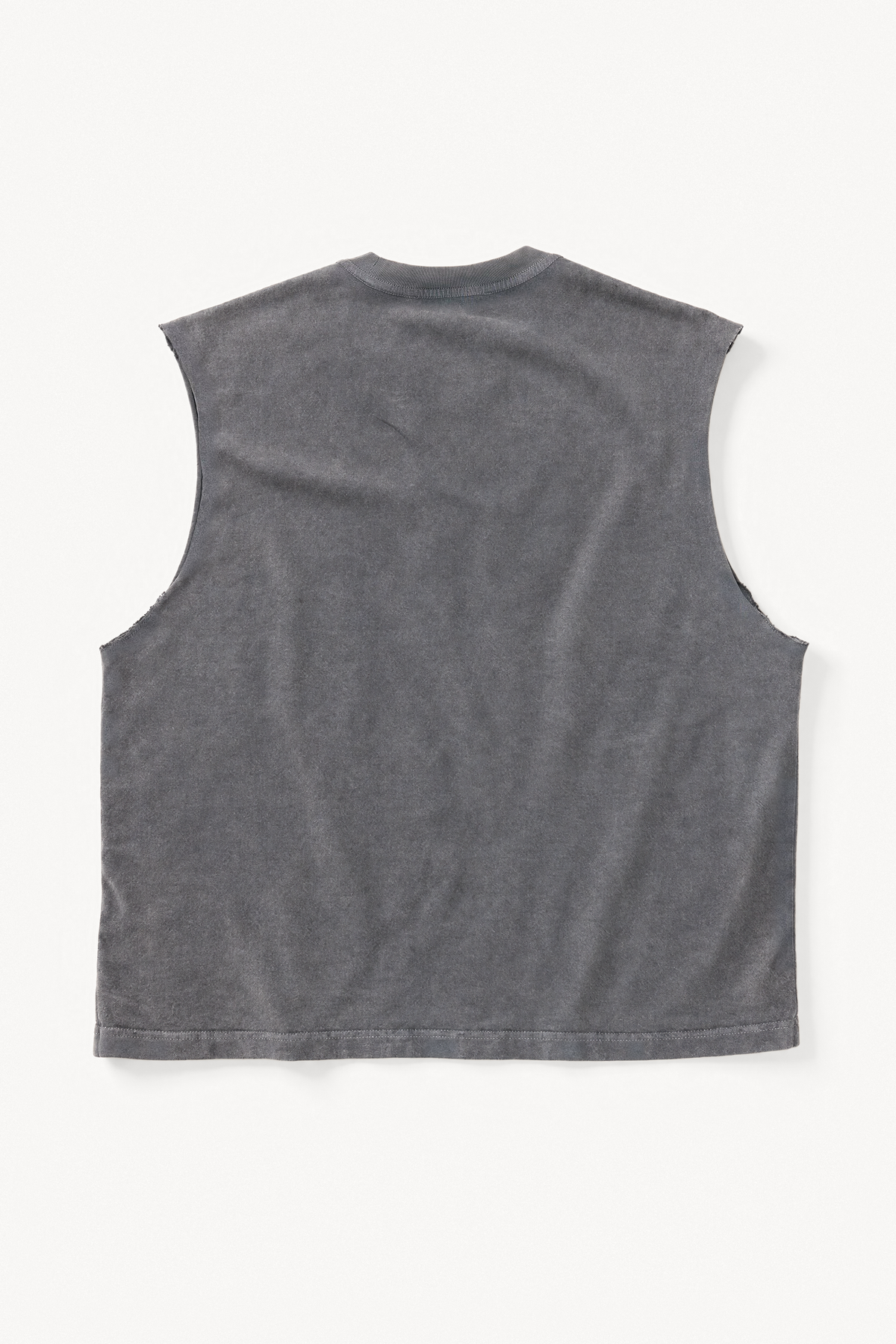 Everyday Tank - Grey, flatlay back view