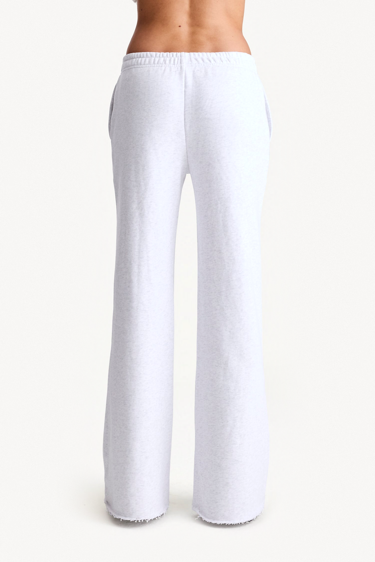 Flared Lounge Pant - Grey, on-body back view