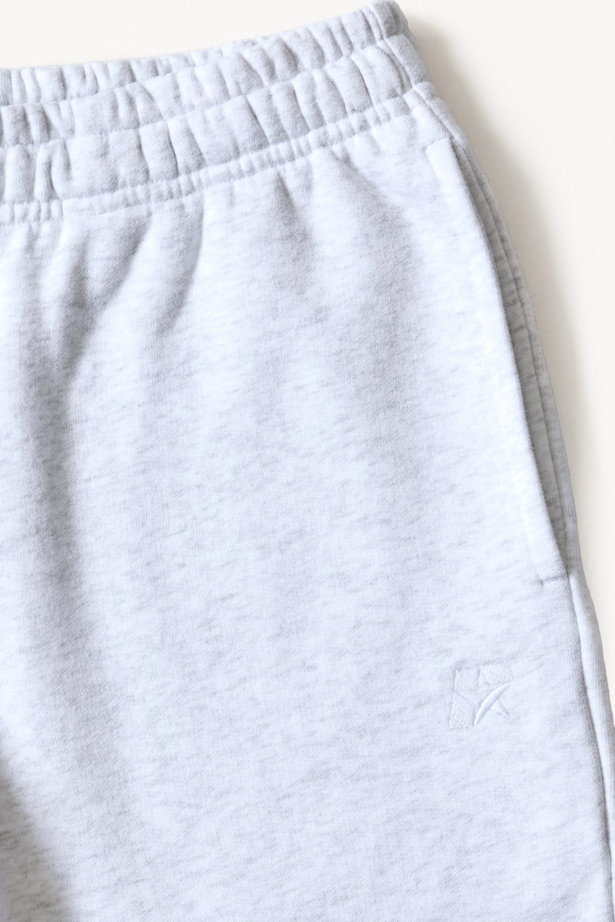 Flared Lounge Pant - Grey, detail waist view