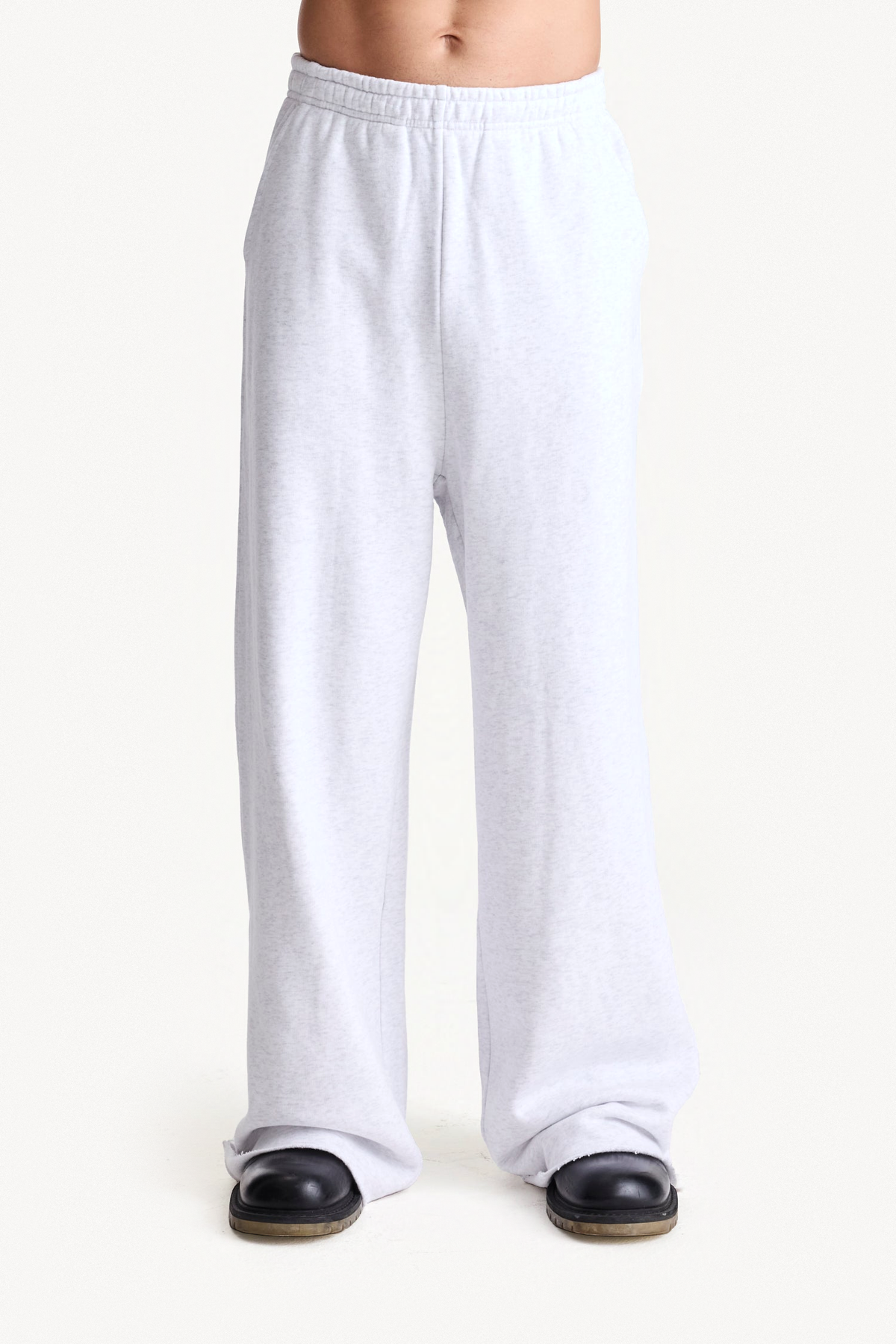 Lounge Pant - Grey, full-length front view