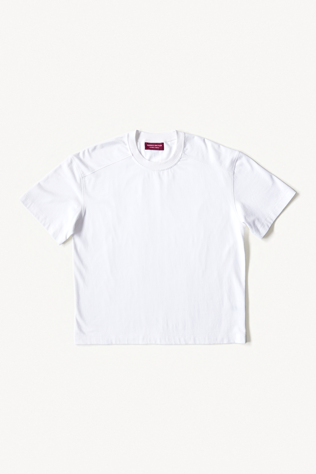 Reversible Tee - White, flatlay front view