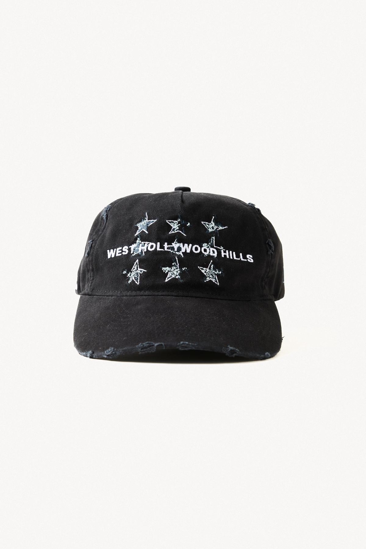 Hollywood Cap - Black, front view