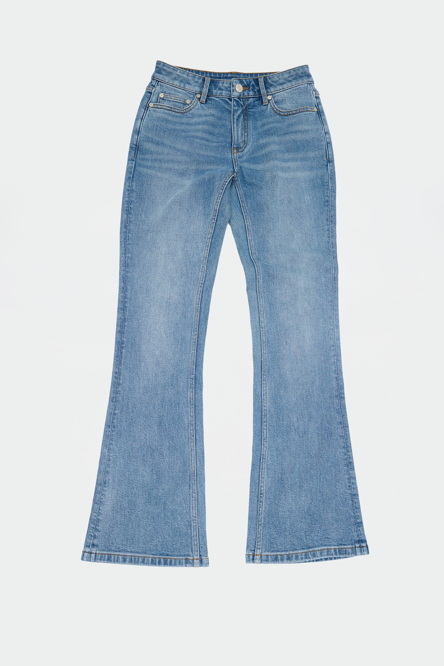 Bootcut Denim Medium Blue Wash – Cotton Elastane | Raised on Film