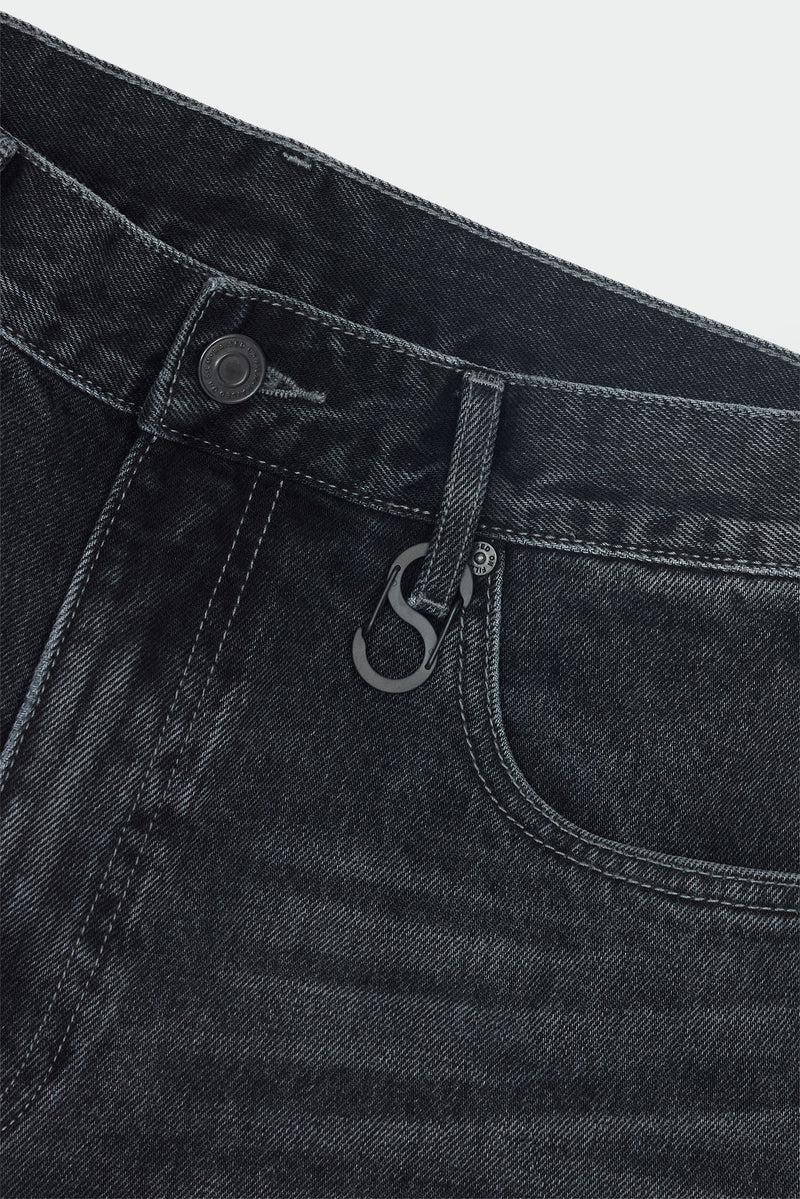 Wide Denim Black Wash