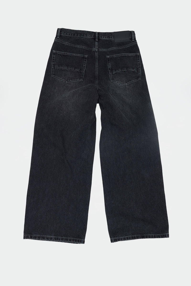 Wide Denim - Black Wash