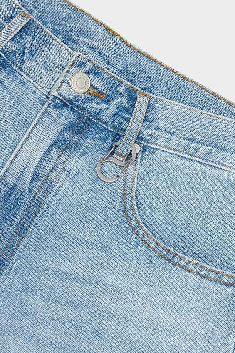 Wide Denim Light Blue Wash