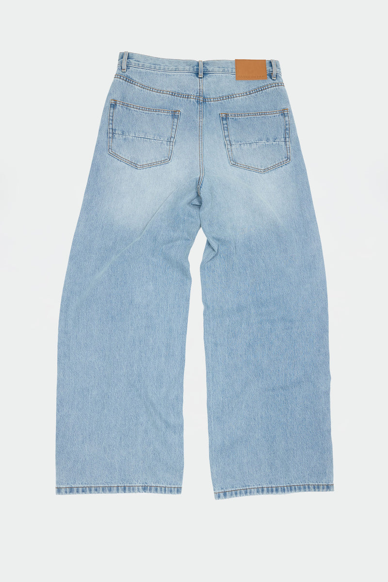 Wide Denim - Light Blue Wash