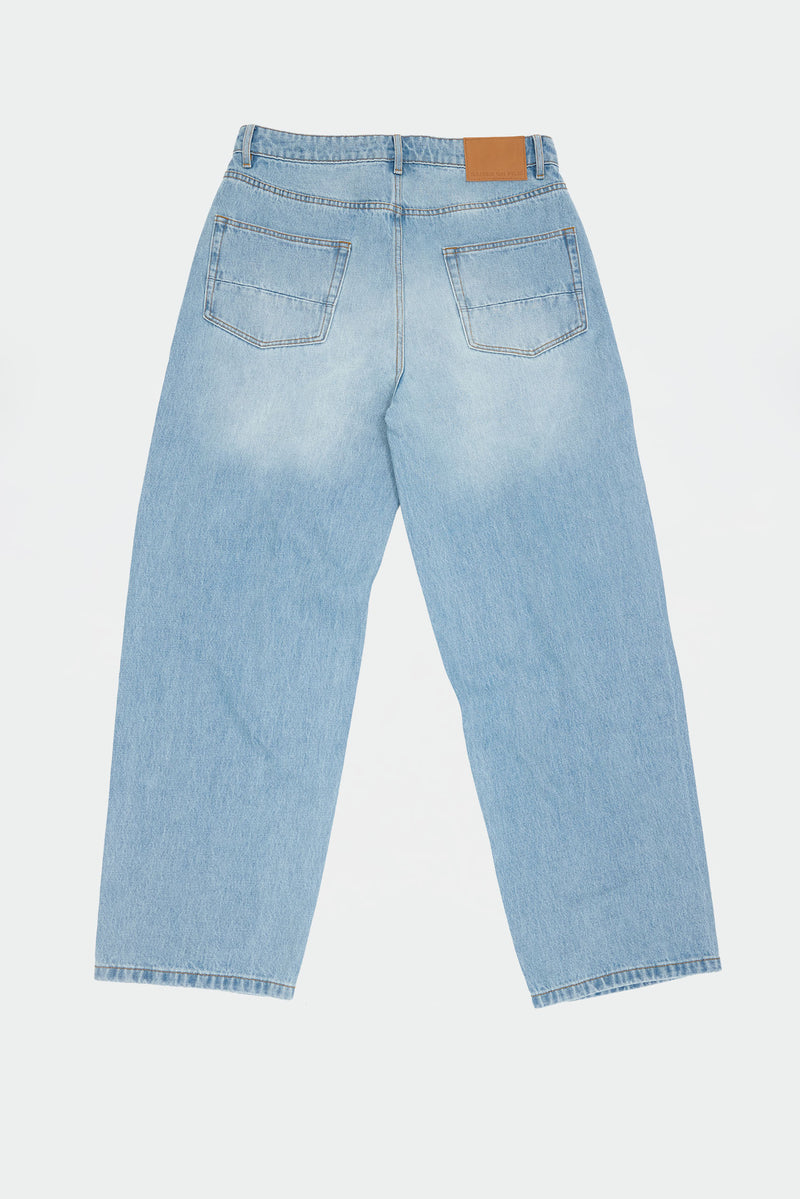Straight Denim - Light Blue Wash