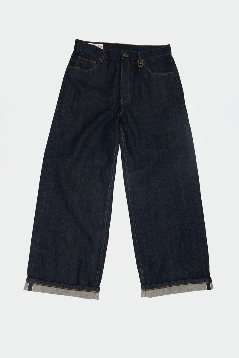 Wide Selvedge Denim Raw Blue