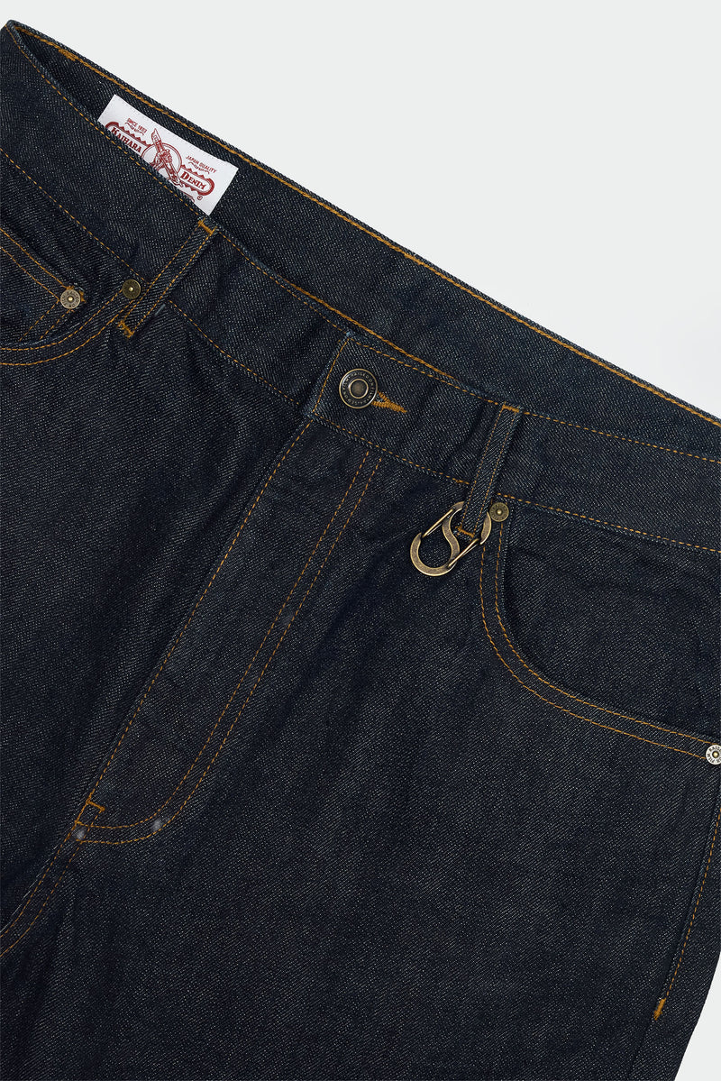 Wide Selvedge Denim Raw Blue