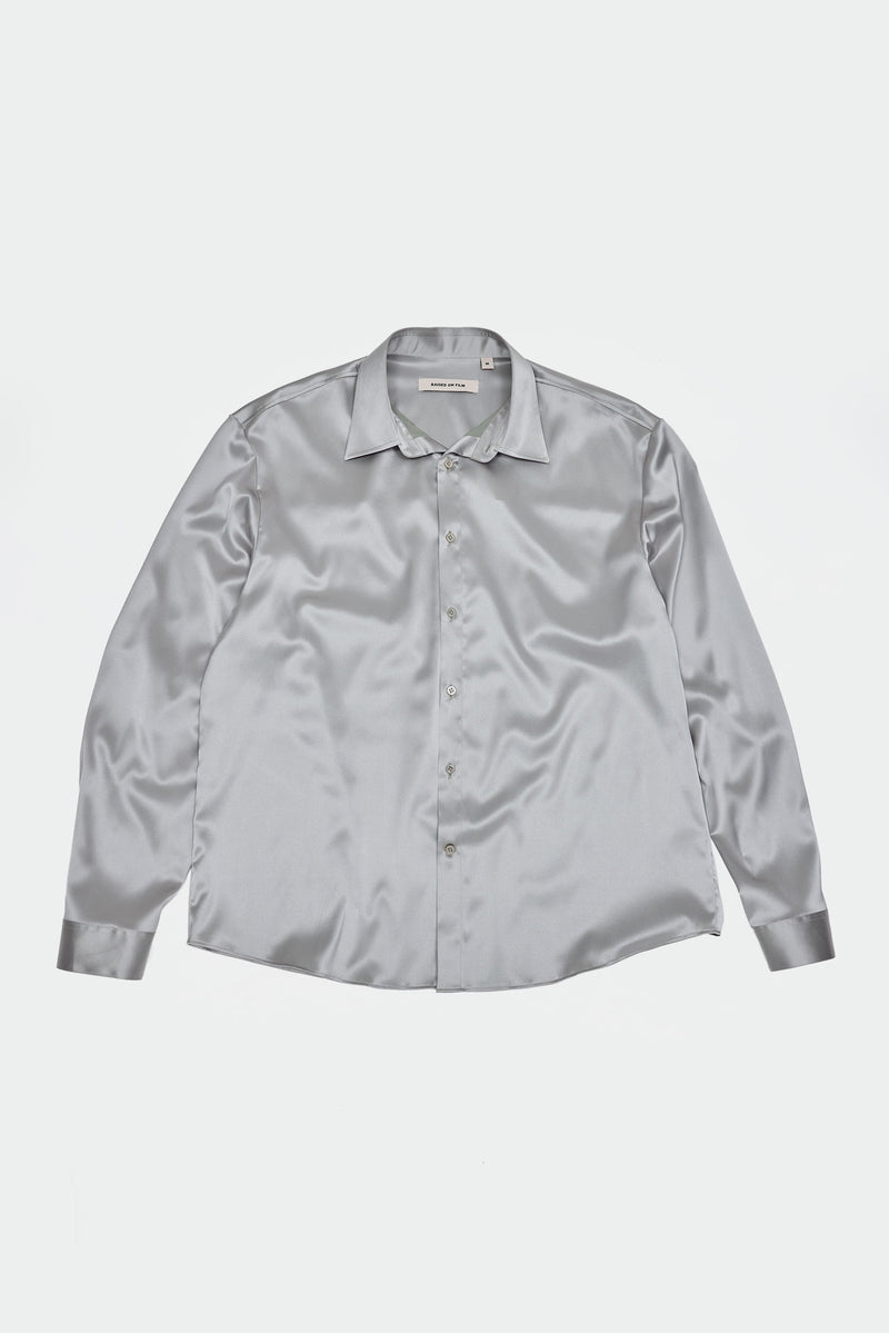 Signature Silk Shirt Silver