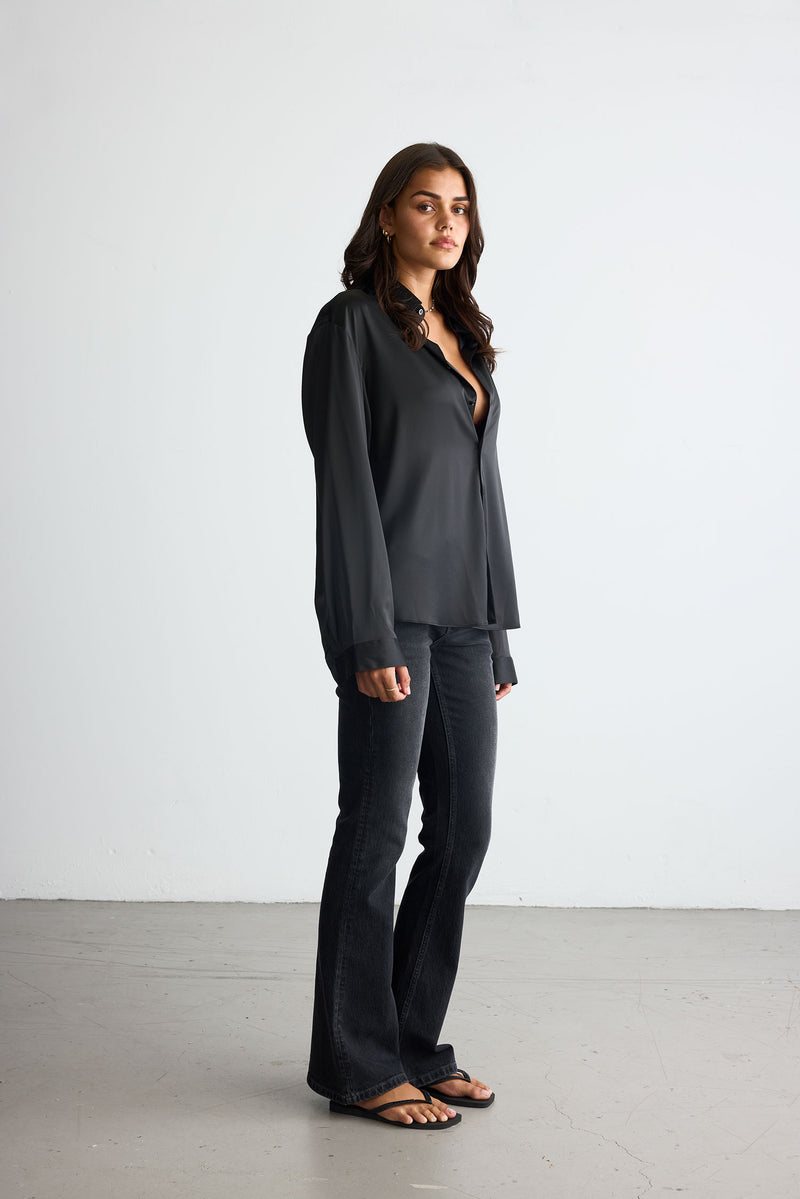 Bootcut Denim Black Wash