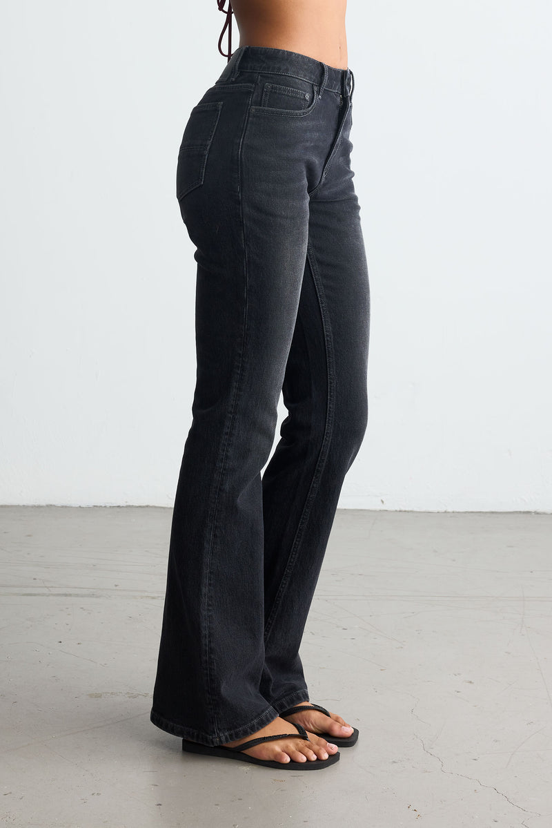 Bootcut Denim Black Wash