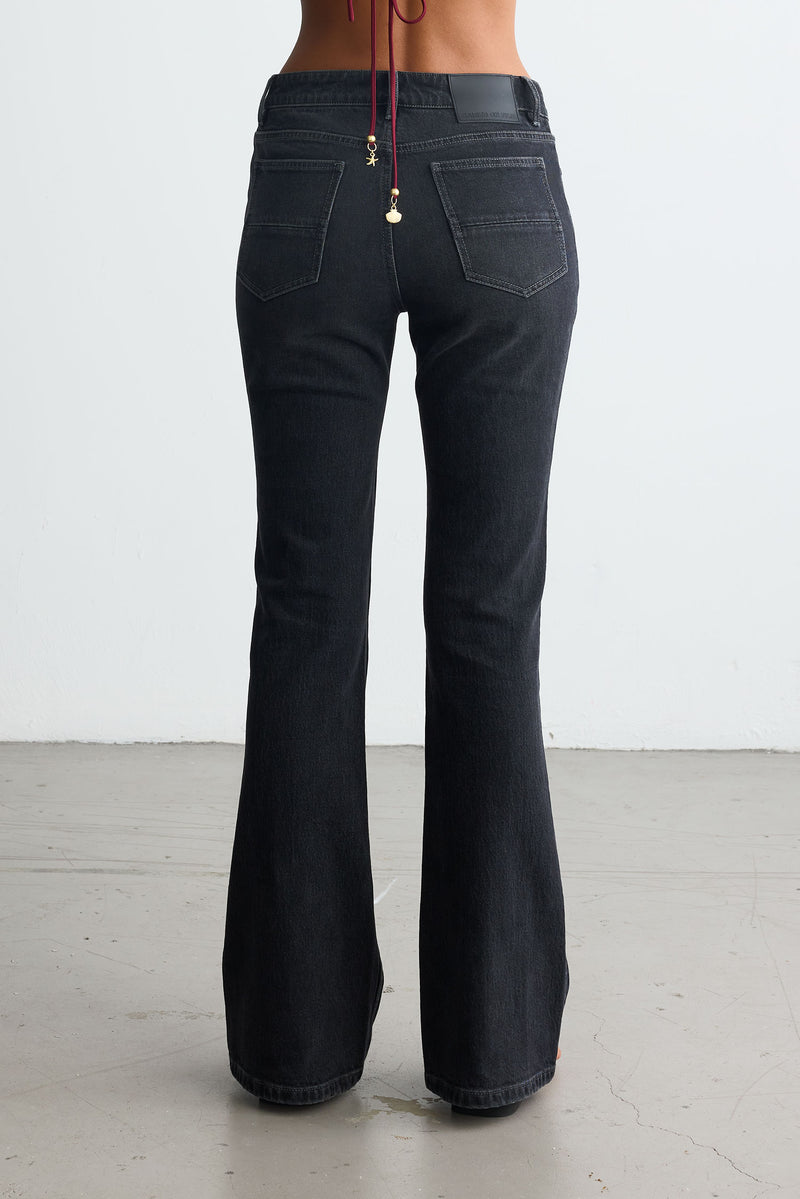 Bootcut Denim - Black Wash