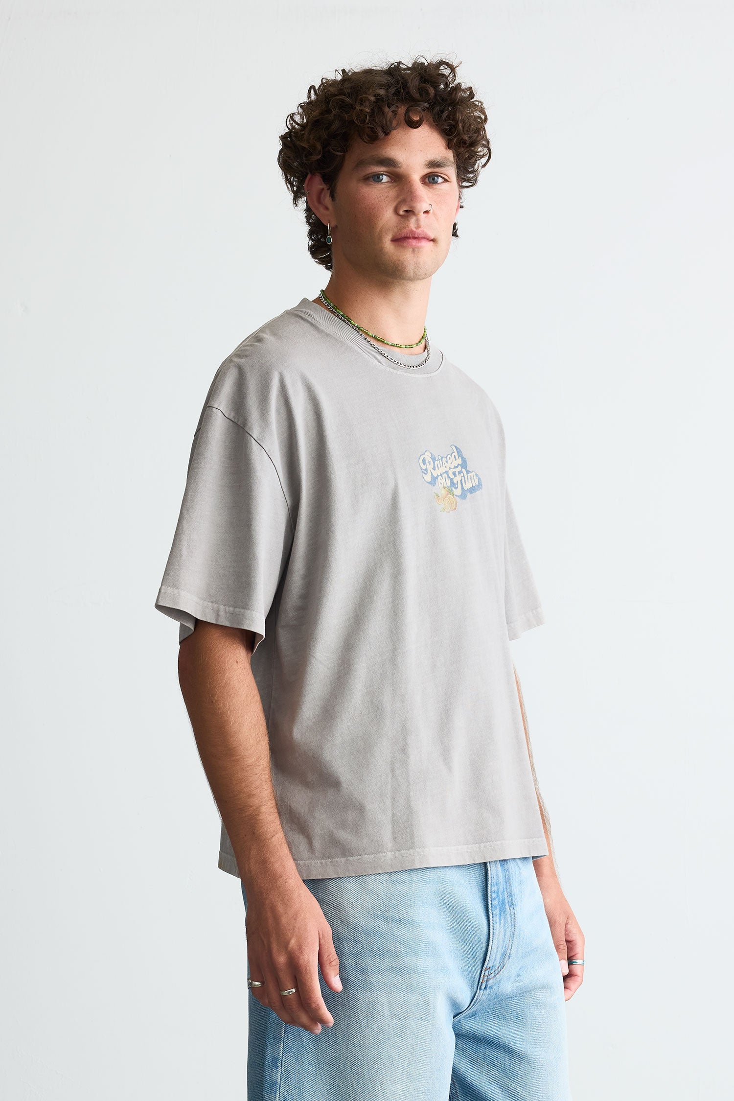 Fresh Produce Boxy Tee - Grey