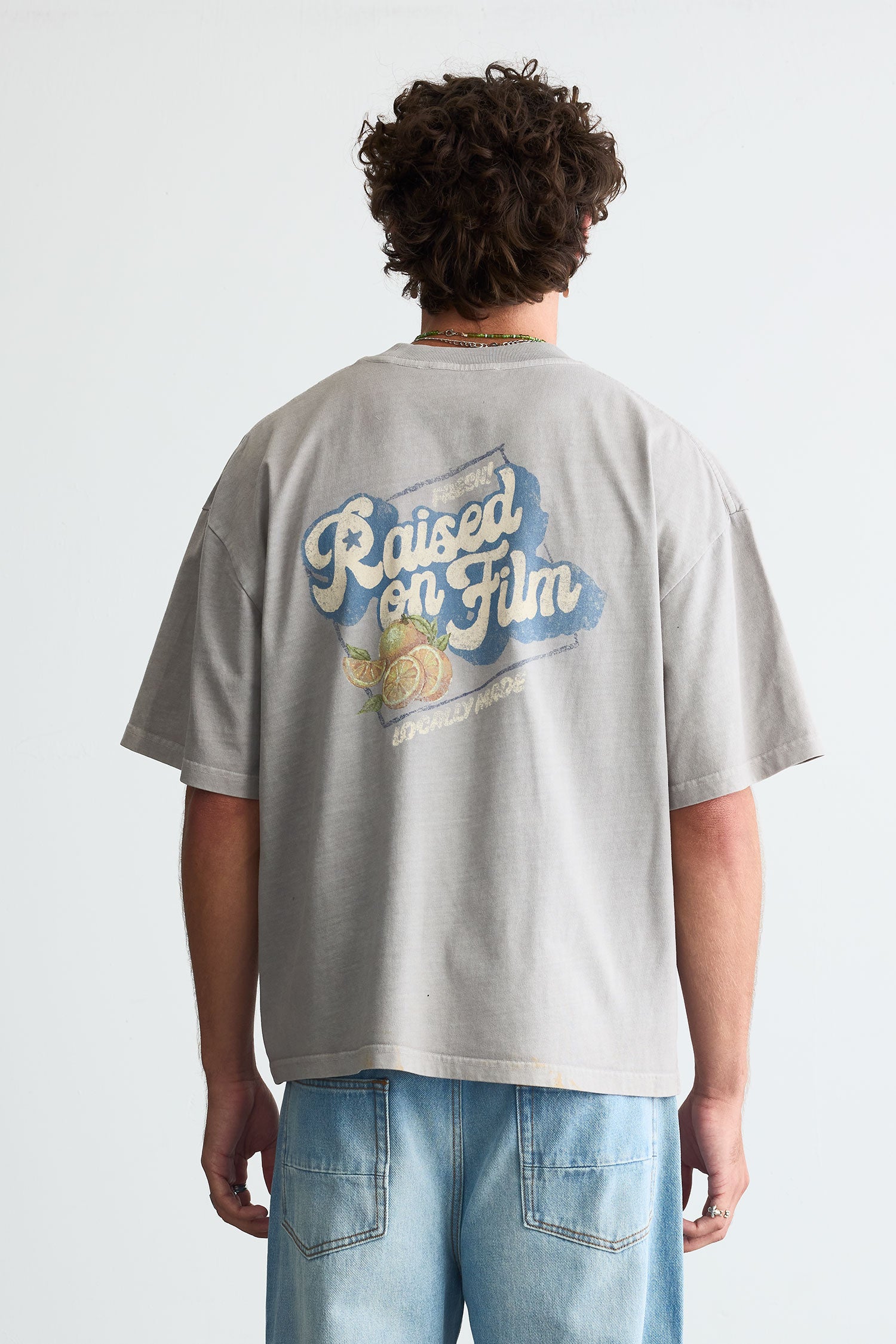Fresh Produce Boxy Tee - Grey