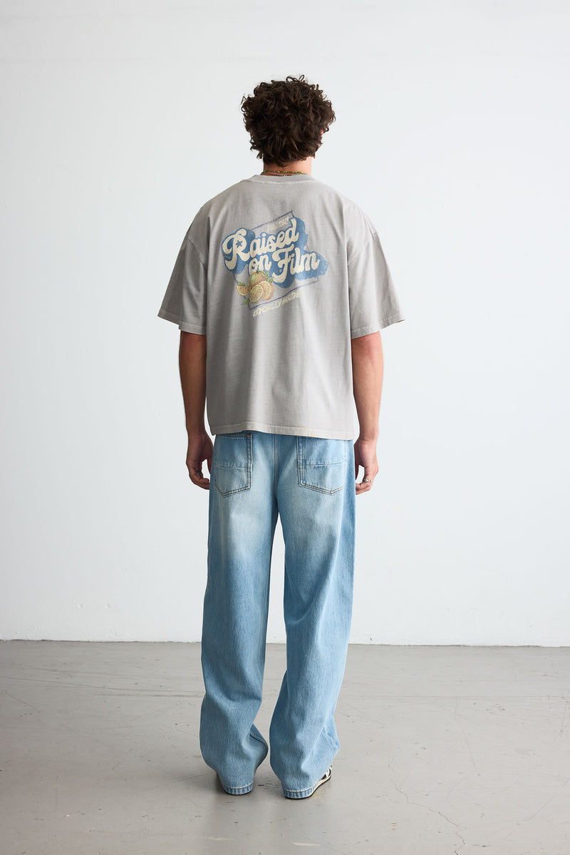 Straight Denim - Light Blue Wash