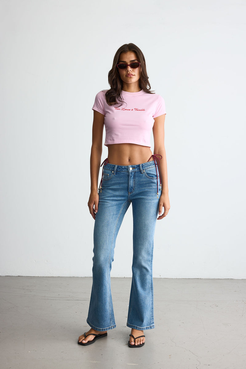 Bootcut Denim Medium Blue Wash