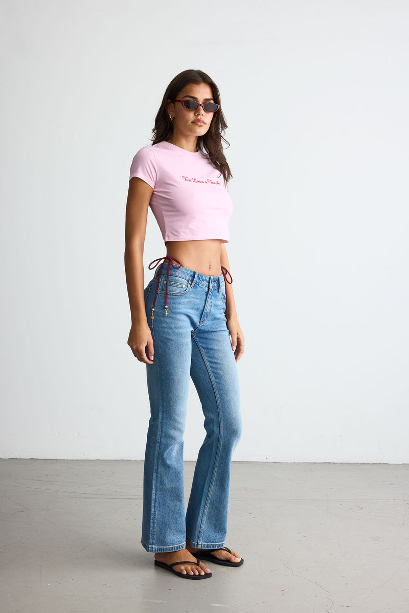 Bootcut Denim Medium Blue Wash