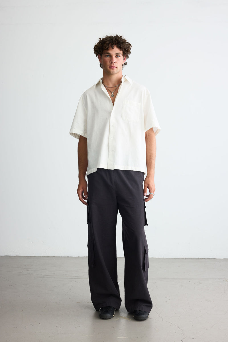 Summer Cargo Pants Black
