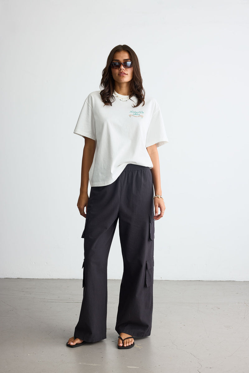 Byron Summer Boxy Tee White