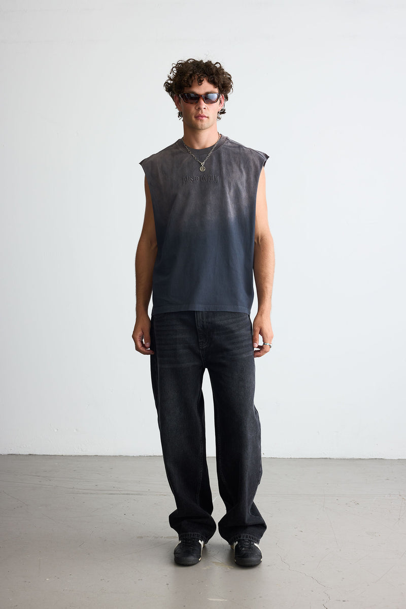 Straight Denim Black Wash