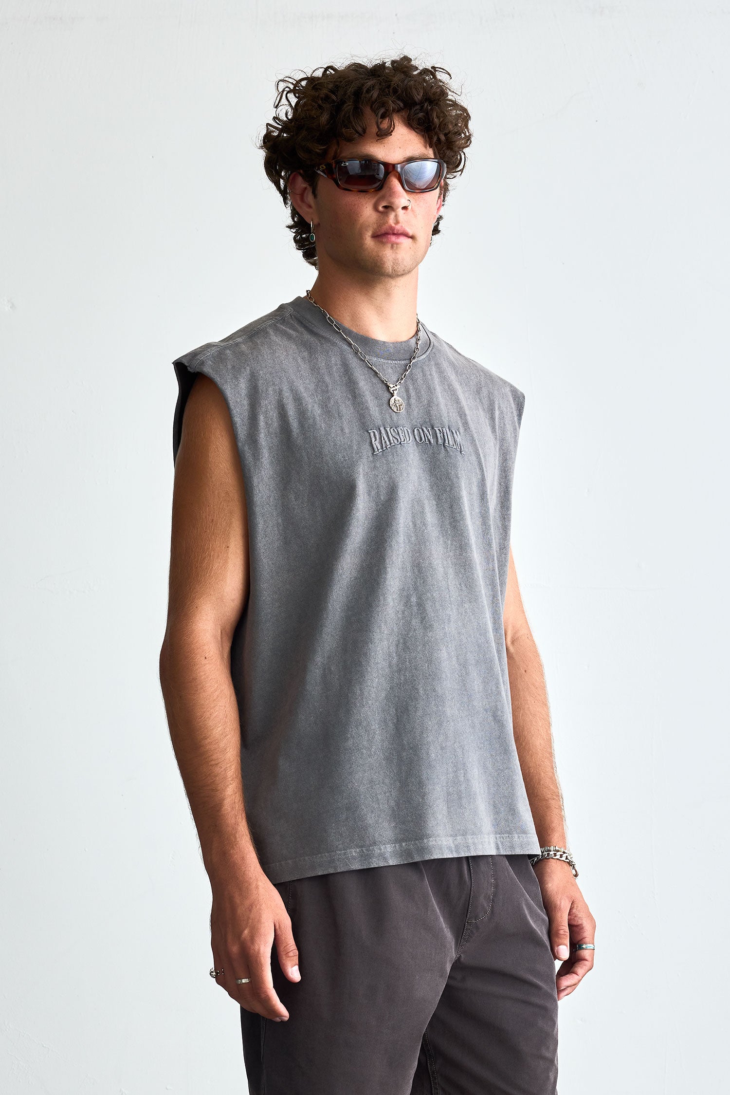Everyday Tank Grey – Midweight Jersey | Raised on Film