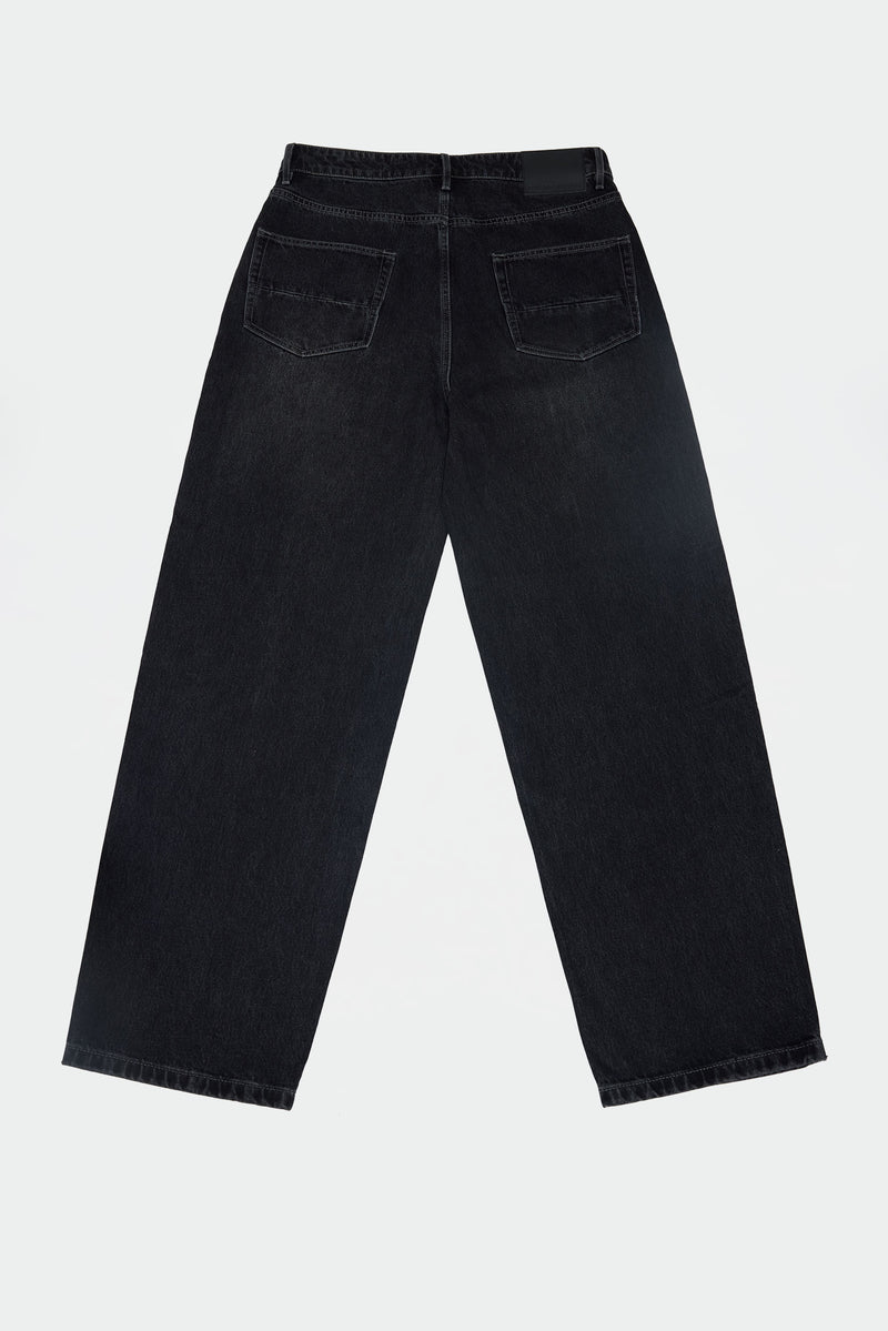 Straight Denim - Black Wash