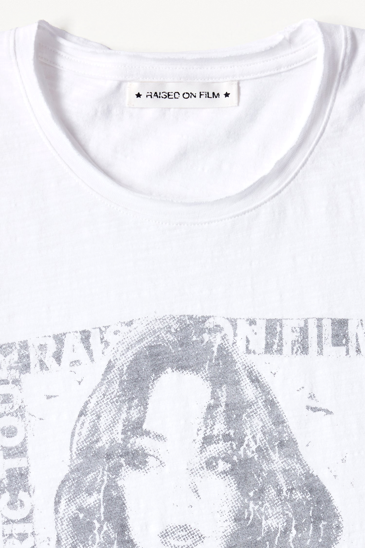 Dreamer Slub Tee neckline and printed cotton slub jersey detail