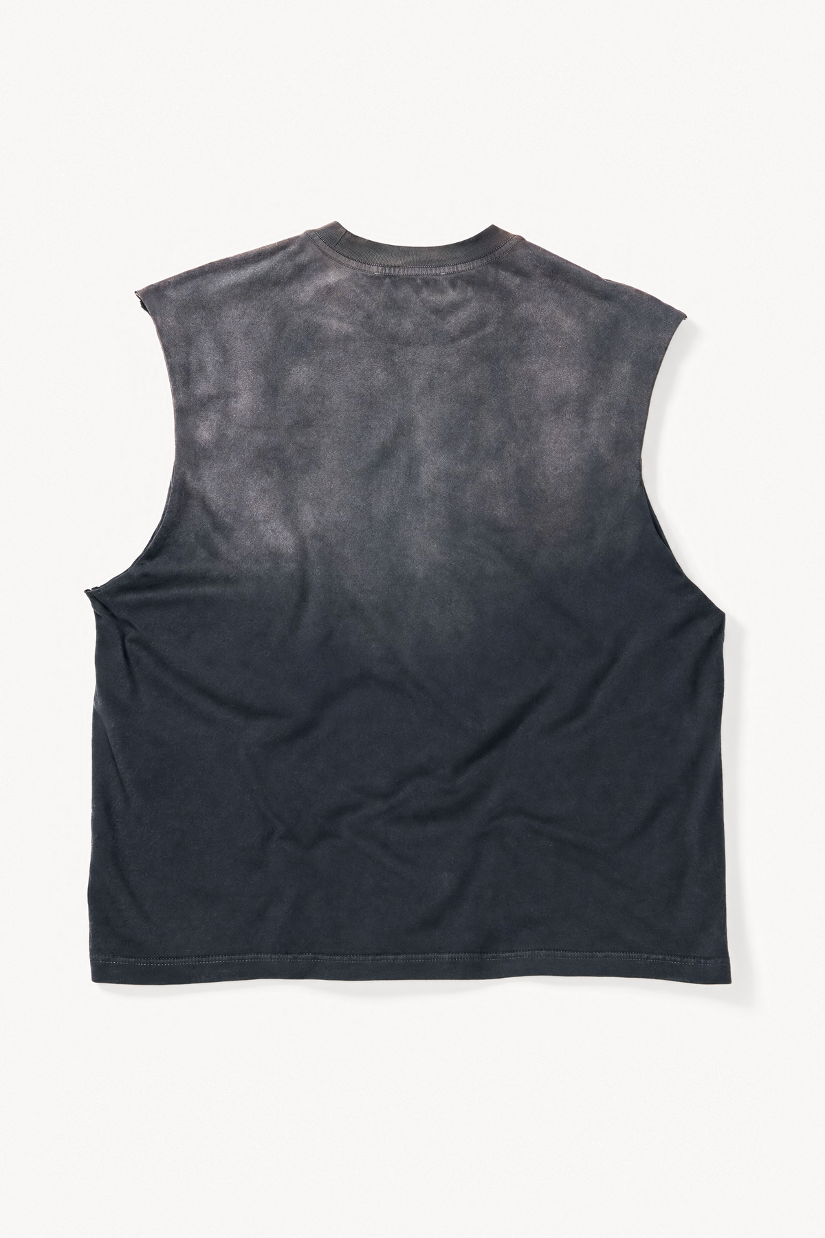 Everyday Tank - Black, flatlay back view