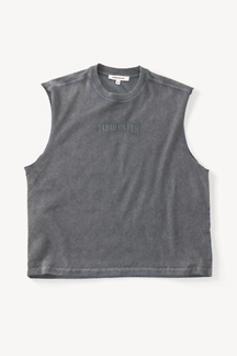 Everyday Tank - Grey, flatlay front view