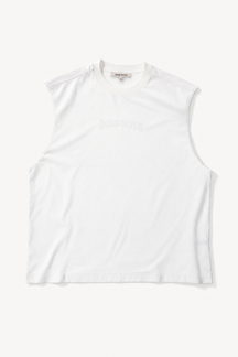 Everyday Tank - White, flatlay front view