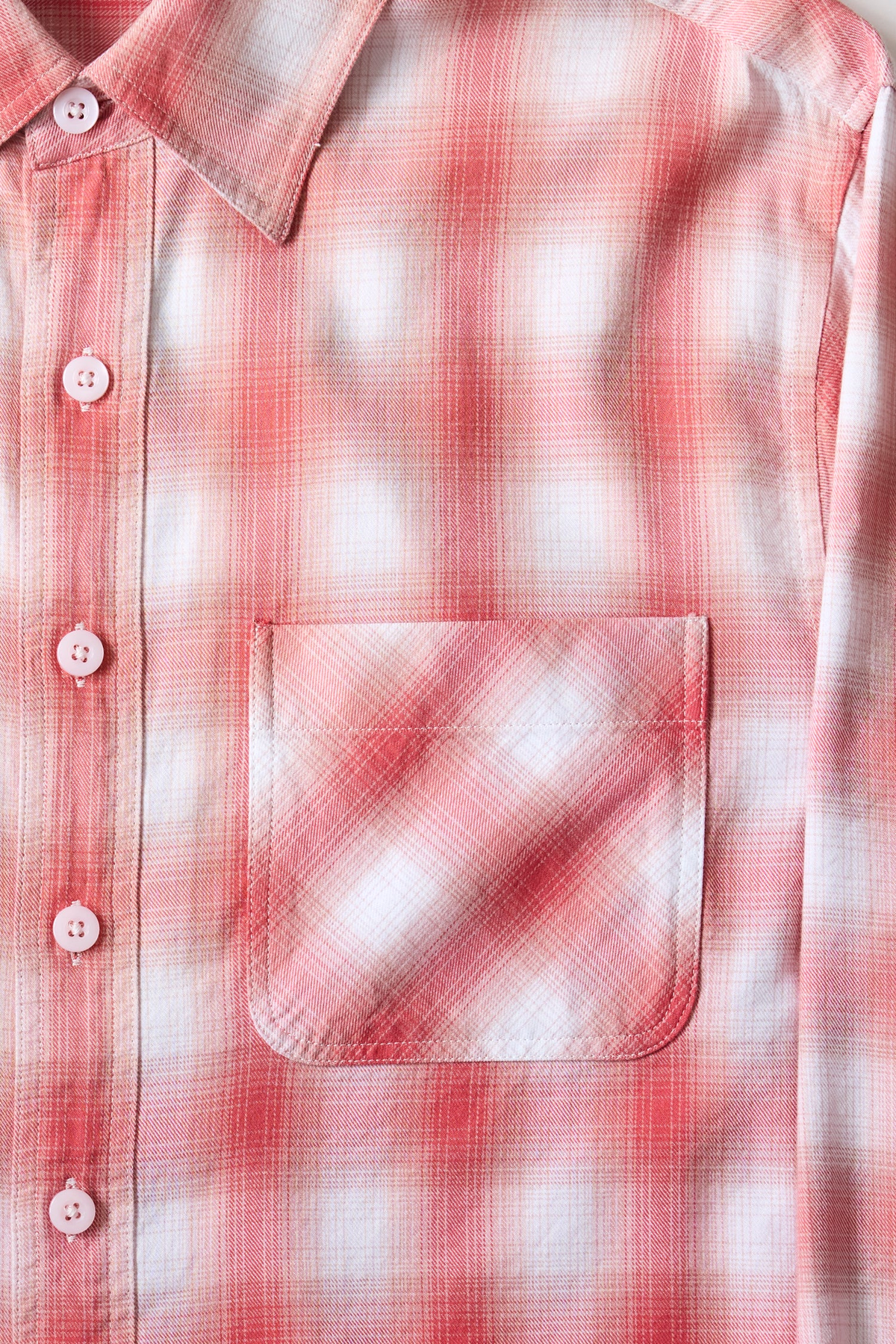 L.A. Flannel - Red, detail view
